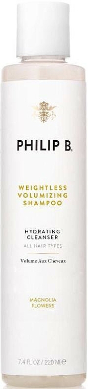 Nawilżający szampon zwiększający objętość włosów - Philip B Weightless Volumizing Shampoo — Zdjęcie N1