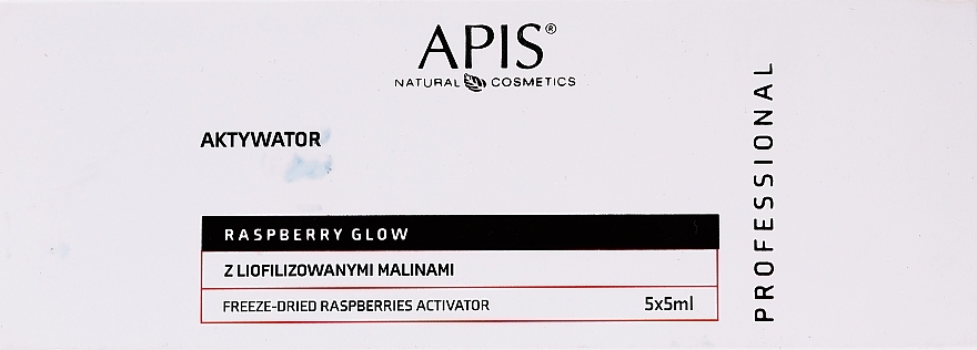 PRZECENA! Aktywator z liofilizowanymi malinami - APIS Professional Concentrate Activator Ampule * — Zdjęcie N4