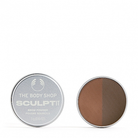 	Cienie do brwi - The Body Shop Sculpt It Brow Powder — Zdjęcie N1