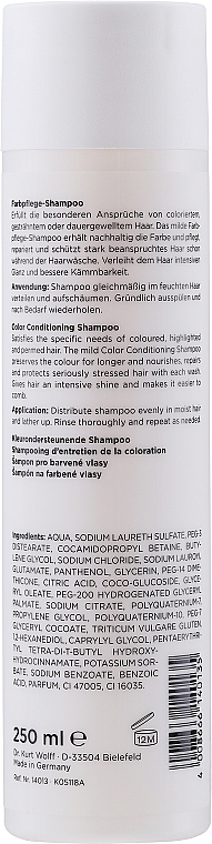 Rewitalizujący szampon do włosów farbowanych - Alcina Farbpflege Shampoo Color & Blonde — Zdjęcie N2