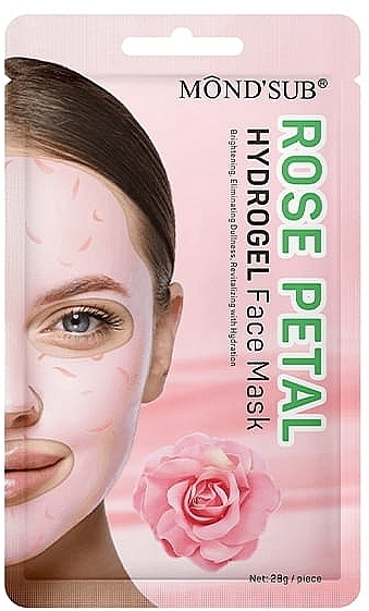 Maseczka do twarzy - Mond'Sub Rose Petal Hydrogel Face Mask  — Zdjęcie N1