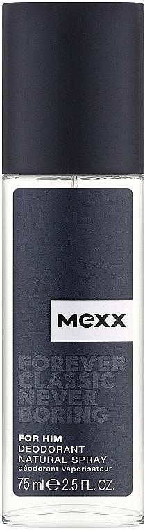 Mexx Forever Classic Never Boring - Perfumowany dezodorant w atomizerze dla mężczyzn — Zdjęcie N1