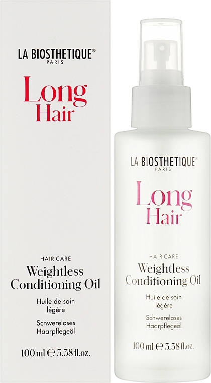 Odżywczy lekki olejek do włosów - La Biosthetique Long Hair Weightless Conditioning Oil — Zdjęcie N2