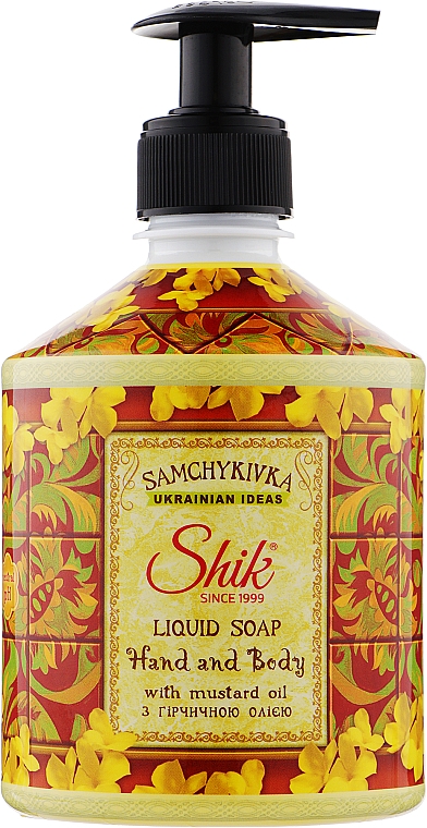 Mydło w płynie z olejem musztardowym - Shik Samchykivka Liquid Soap Hand and Body