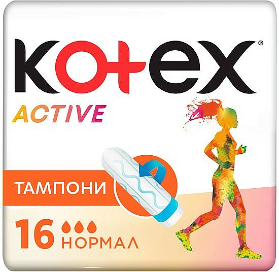 Tampony, 16 szt. - Kotex Active Normal