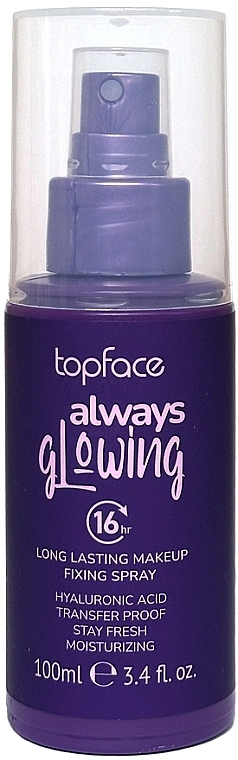 Spray utrwalający makijaż Always Glowing - TopFace Fixing Spray — Zdjęcie N1