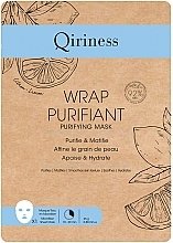 Kup Oczyszczająca maska ​​w płachcie do twarzy - Qiriness Wrap Purifiant Purifying Mask
