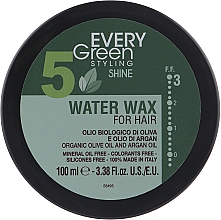 Wosk do stylizacji na bazie wody o naturalnym efekcie - EveryGreen N.5 Water Wax — Zdjęcie N1