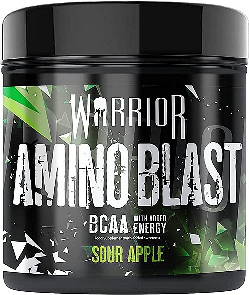 Suplement diety, Aminokwasowy kompleks - Warrior Amino Blast Sour Apple — Zdjęcie N1