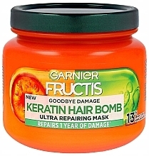Maska do włosów - Garnier Fructis Goodbye Damage Keratin Hair Bomb — Zdjęcie N1