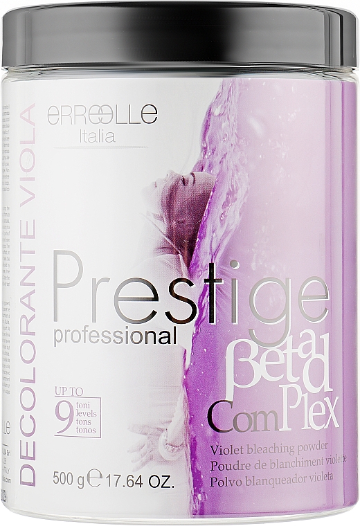 Fioletowy proszek do rozjaśniania włosów - Erreelle Italia Prestige Decolorante Violet