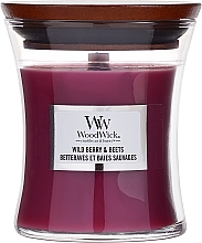 Świeca zapachowa w szkle - Woodwick Hourglass Candle Wild Berry & Beets — Zdjęcie N2