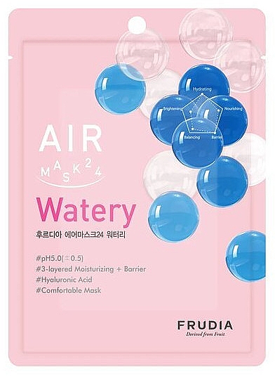 Nawilżająca maska w płachcie - Frudia Air Mask 24 Watery — Zdjęcie N1