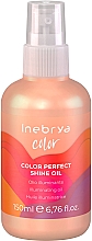 Nabłyszczający olejek do włosów farbowanych - Inebrya Color Perfect Shine Oil — Zdjęcie N1