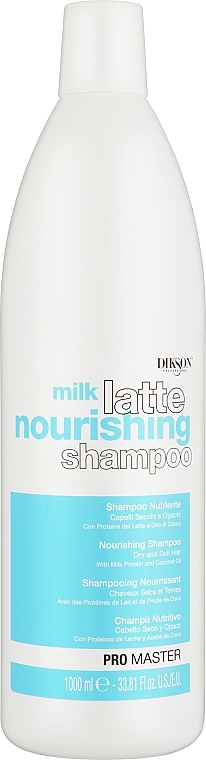 Szampon do włosów suchych i matowych - Dikson Milk Latte Nourishing Shampoo — Zdjęcie N1