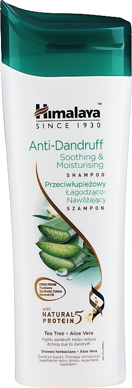 Łagodząco-nawilżający przeciwłupieżowy szampon do włosów - Himalaya Herbals Anti-Dandruff Shampoo — фото N1