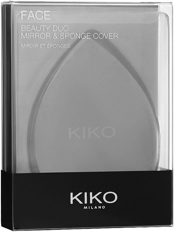 Etui z lusterkiem i dwiema gąbkami do makijażu - Kiko Milano Beauty Duo Mirror & Sponge Cover Case — Zdjęcie N3