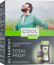 Kup Zestaw - Cool Men Ultramint Total Fresh (gel/250ml + deo/50ml)