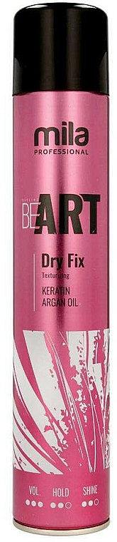 Suchy lakier do włosów - Mila Professional BeART Dry Fix Extra Strong Hair Spray — Zdjęcie N1