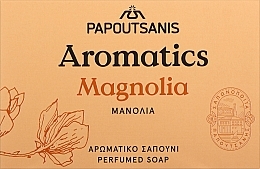 Mydło perfumowane Magnolia - Papoutsanis Aromatics Bar Soap — Zdjęcie N1
