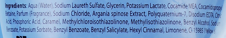 Mydlo w plynie Bursztyn i argan - Felce Azzurra Nutriente Amber & Argan (wkład uzupełniający) — Zdjęcie N3
