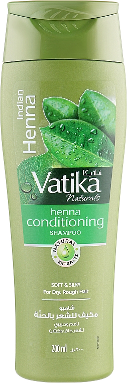 Szampon z henny do włosów suchych i zniszczonych - Dabur Vatika Henna Shampoo — Zdjęcie N3