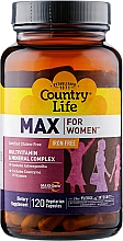 Kup Kompleks witaminowo-mineralny dla kobiet bez żelaza - Country Life Max for Women