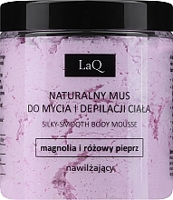Kup Naturalny mus do mycia i depilacji ciała Magnolia i różowy pieprz - LaQ Silky-Smooth Body Mousse