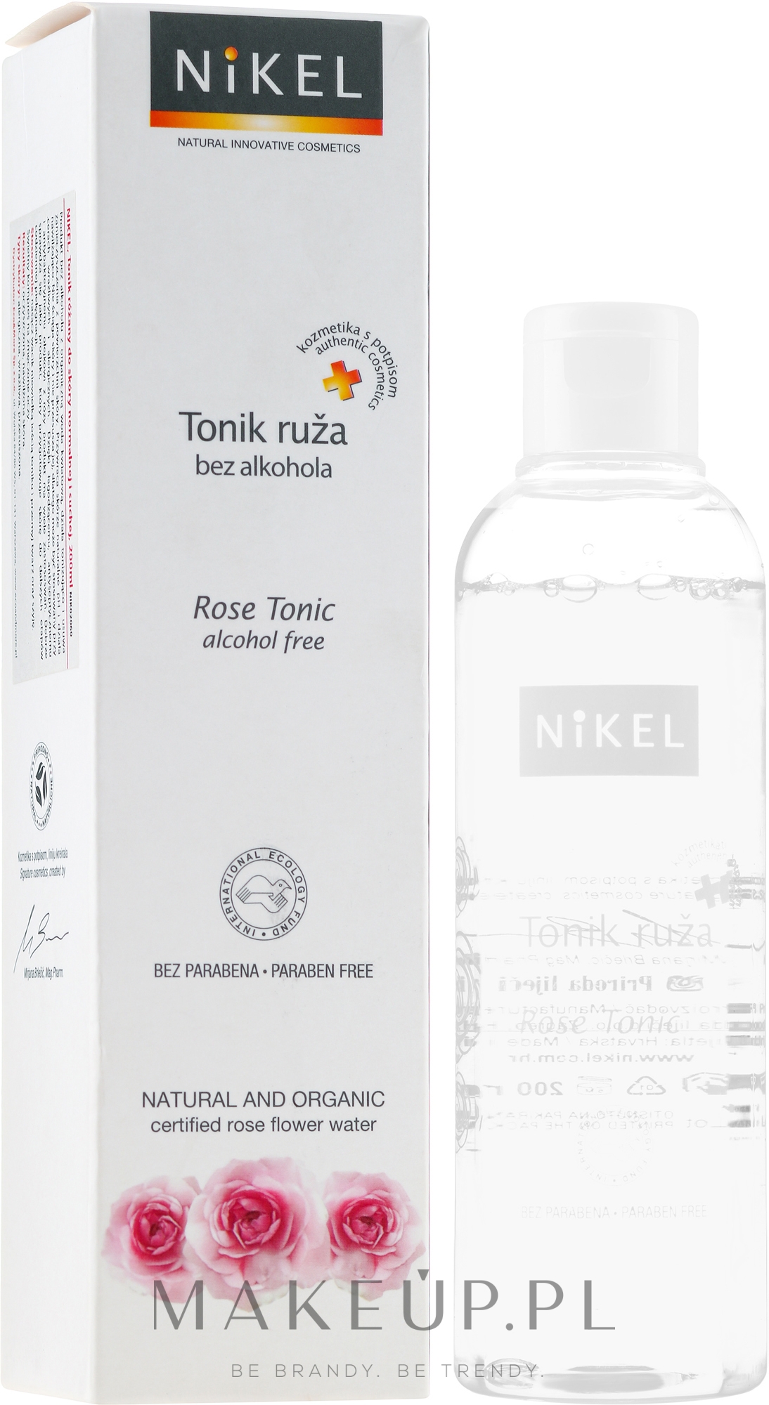 Różany tonik do skóry normalnej i suchej - Nikel Rose Tonic — Zdjęcie 200 ml