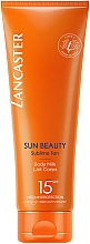 Przeciwsłoneczne mleczko do ciała - Lancaster Sun Beauty Sublime Tan Body Milk SPF15 — Zdjęcie N1