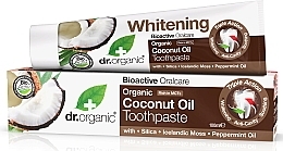 Pasta do zębów z olejem kokosowym - Dr Organic Coconut Oil Toothpaste  — Zdjęcie N2