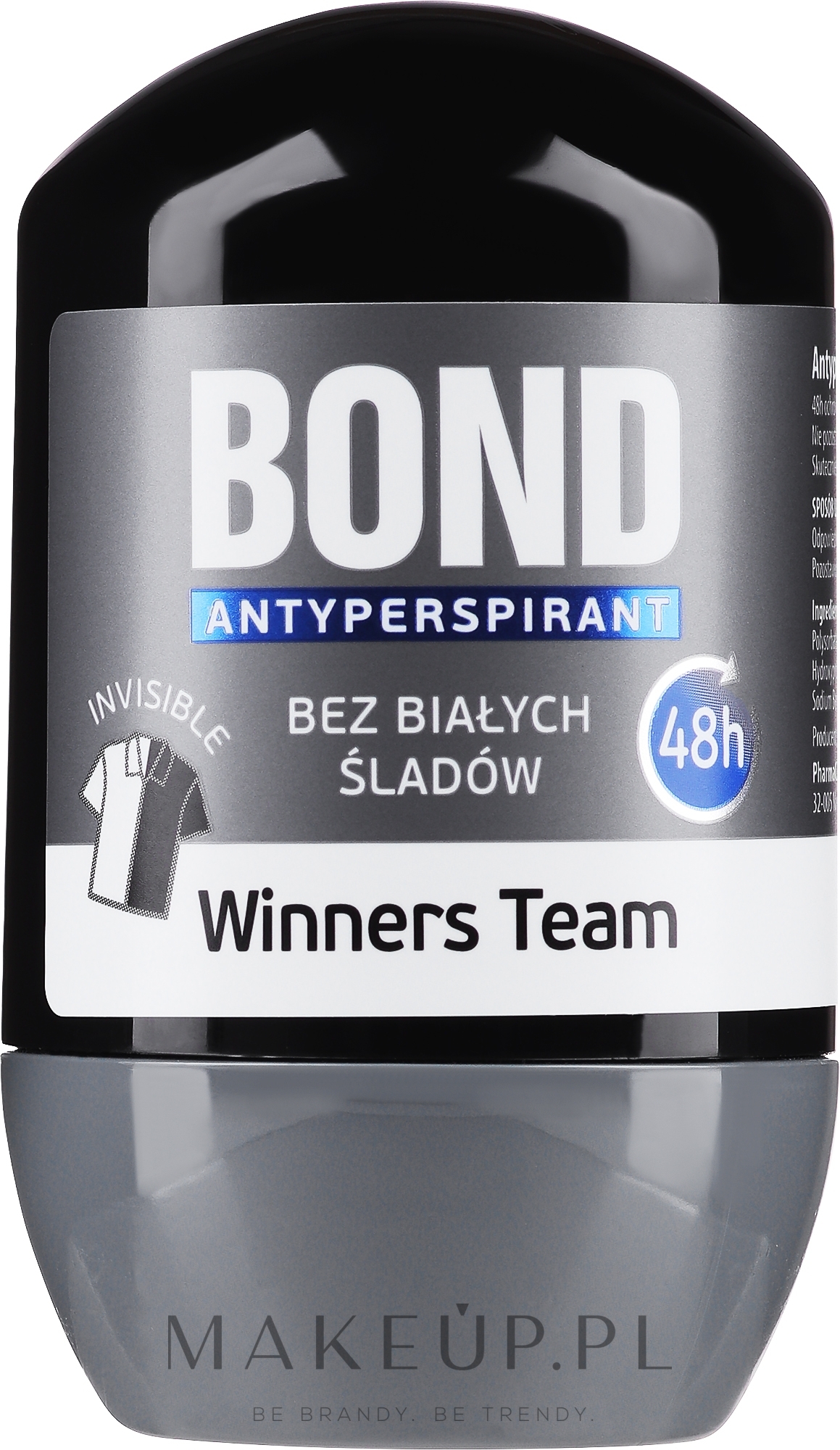 Antyperspirant w kulce - Pharma CF Bond Winners Team Antiperspirant Roll-On — Zdjęcie 50 ml