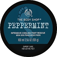 Rewitalizujący krem do stóp - The Body Shop Peppermint Intensive Cooling Foot Rescue — Zdjęcie N1