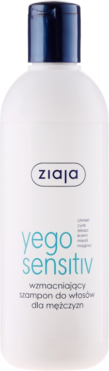 Wzmacniający szampon do włosów dla mężczyzn - Ziaja Yego Sensitiv — Zdjęcie N1