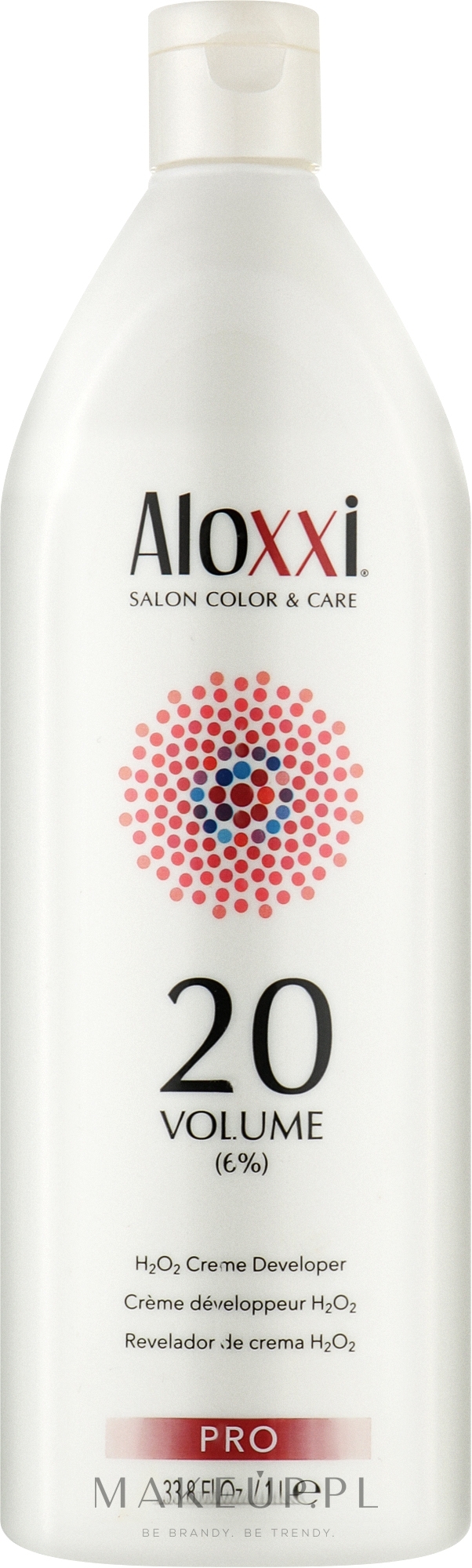 Krem-utleniacz do włosów 6% - Aloxxi 20Volume Creme Developer — Zdjęcie 1000 ml