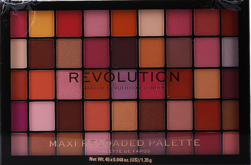 PRZECENA! Paleta cieni do powiek - Makeup Revolution Maxi Reloaded Palette * — Zdjęcie N3