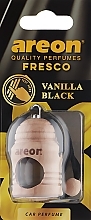 Odświeżacz powietrza do samochodu Czarna wanilia - Areon Fresco Vanilla Black — Zdjęcie N1