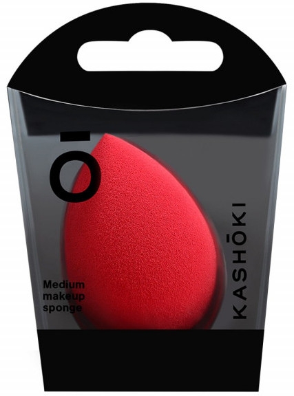 Gąbka do makijażu, czerwona - Kashoki Medium Make Up Sponge — Zdjęcie N2