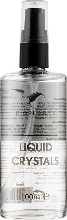 Olejek do włosów z olejem lnianym i pantenolem, z dozownikiem - Biopharma Bio Oil Crystals — Zdjęcie N1