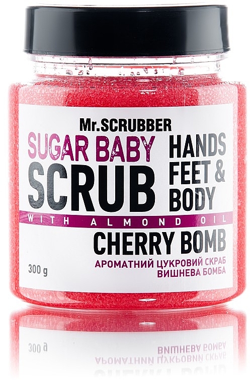 Peeling cukrowy Wiśnia - Mr.Scrubber Shugar Baby Hands Feet & Body Scrub — Zdjęcie N1