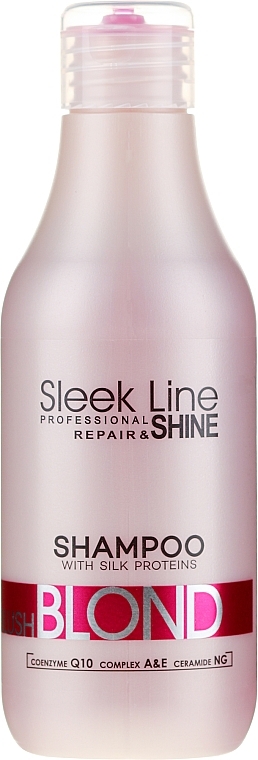 PRZECENA! Stapiz Sleek Line Blush Blond Shampoo - Szampon do włosów blond nadający różowy odcień * — Zdjęcie N1
