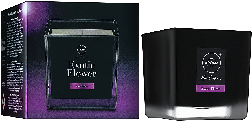Aroma Home Black Series Exotic Flower - Świeca zapachowa — Zdjęcie N2