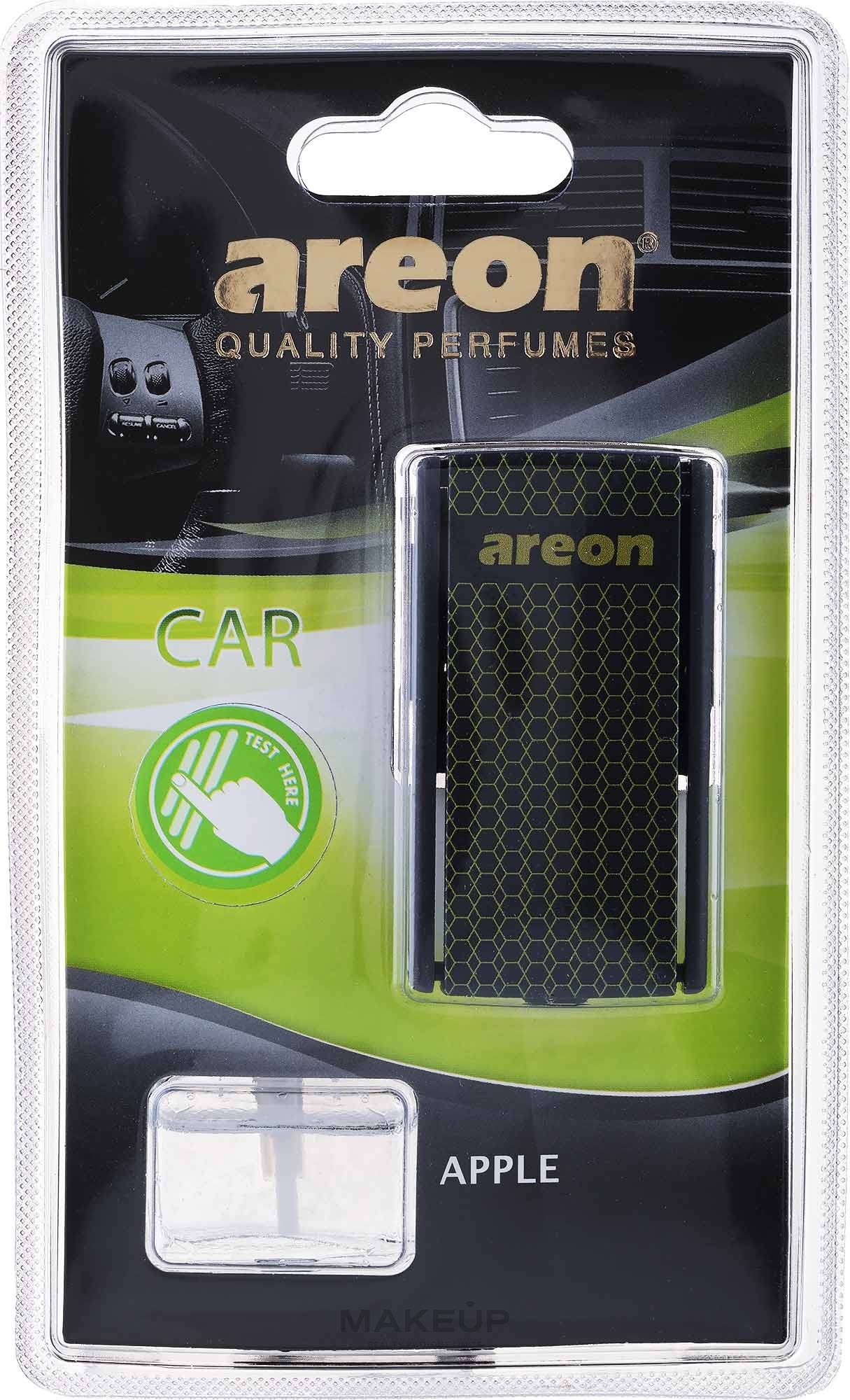 Odświeżacz powietrza Apple - Areon Car Blister Apple — Zdjęcie 8 ml