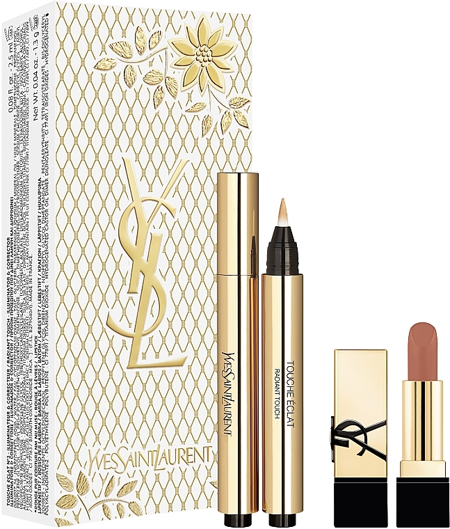 Zestaw do makijażu - Yves Saint Laurent (cor/2.5ml + lipstick/1.2g) — Zdjęcie N1