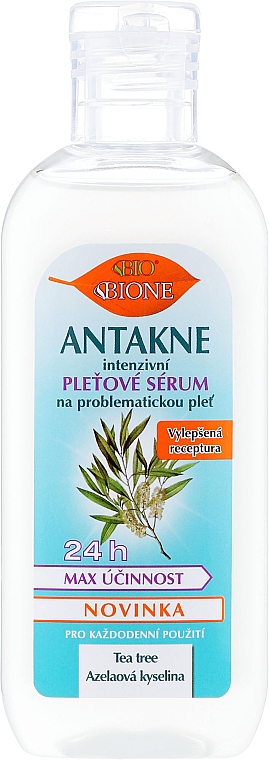 Serum do twarzy Drzewo herbaciane i kwas azelainowy - Bione Cosmetics Antakne Tea Tree and Azelaic Acid Facial Serum