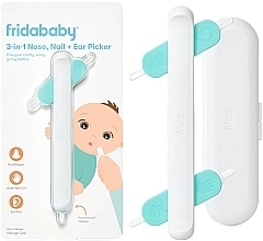 Czyścik 3 w 1 do nosa, uszu i paznokci - Frida Baby 3-in-1 Nose, Nail + Ear Picker — Zdjęcie N1