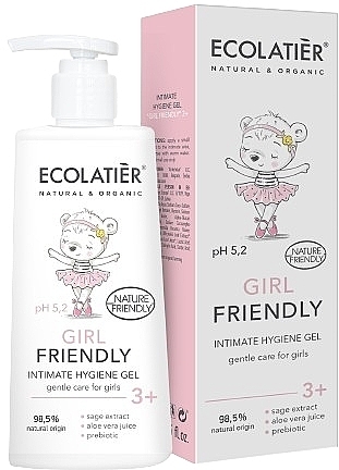 Żel do higieny intymnej dla dziewczynek - Ecolatier Baby Intimate Gel Girls' Friendly — Zdjęcie N2