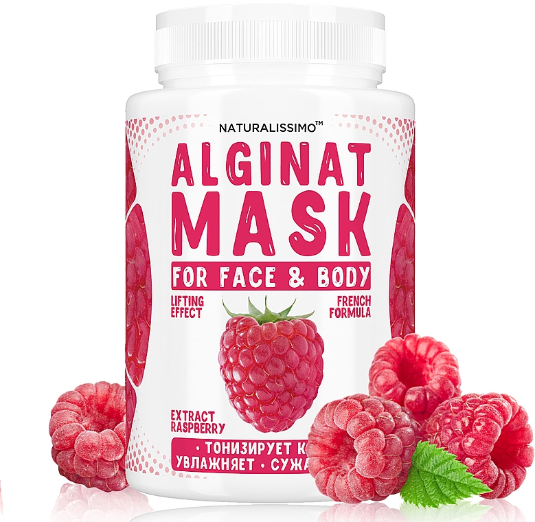 Maska alginianowa z maliną - Naturalissimoo Raspberry Alginat Mask — Zdjęcie N4