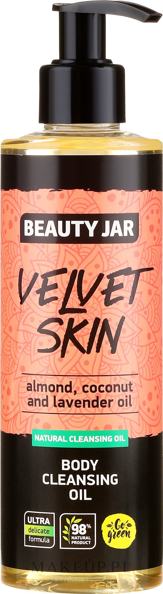 Delikatny olejek oczyszczający do ciała - Beauty Jar Velvet Skin Body Cleansing Oil — Zdjęcie 250 ml