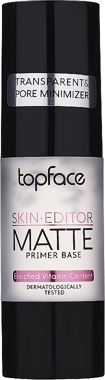 Matująca baza pod makijaż - TopFace Skin Editor Matte Primer Base — Zdjęcie N1